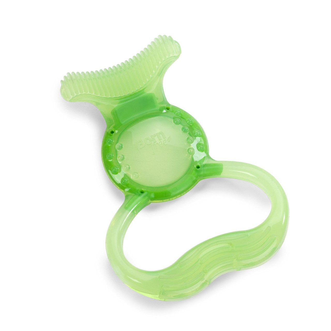 Born Free Silicone Massaging Gum Brush and Teether for Infants and Babies 