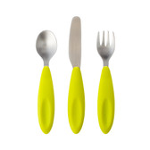 Boon Flatware Transitional Toddler Utensils, 3 pc (More Colors)
