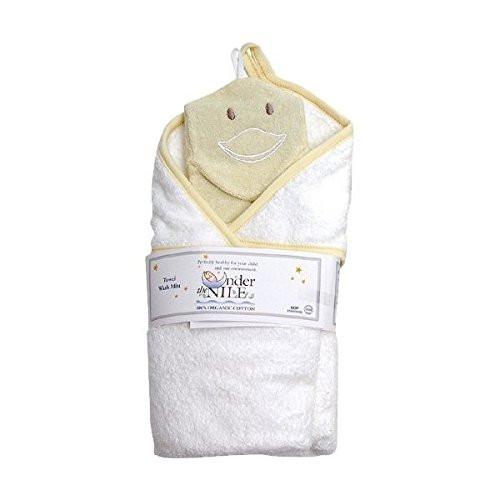 Under the Nile Organic Cotton Hooded Towel & Duck Wash Cloth Set - Parents'  Favorite
