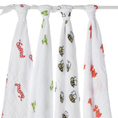 Aden + Anais Mod About Baby Classic Swaddles 4-Pack