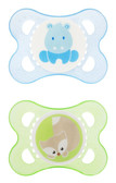 MAM Animal Orthodontic Silicone Pacifiers 0-6 m, 2 pk, Boy