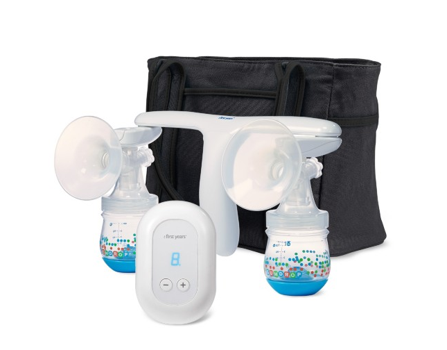 The First Years Quiet Expressions Double Breast Pump Plus - Parents'  Favorite