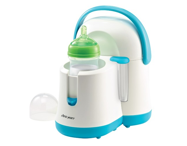 The First Years Nursery Bottle Warmer & Cooler With Sanitizer Hood -  Parents' Favorite