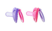 The First Years GumDrop Hospital Pacifier With Ring 3-6 Months Girl, 2 pk
