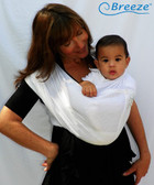 Baby K'Tan Breeze Baby Carrier White