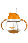 Lansinoh mOmma Straw Cup with Dual Handle 9 oz Orange