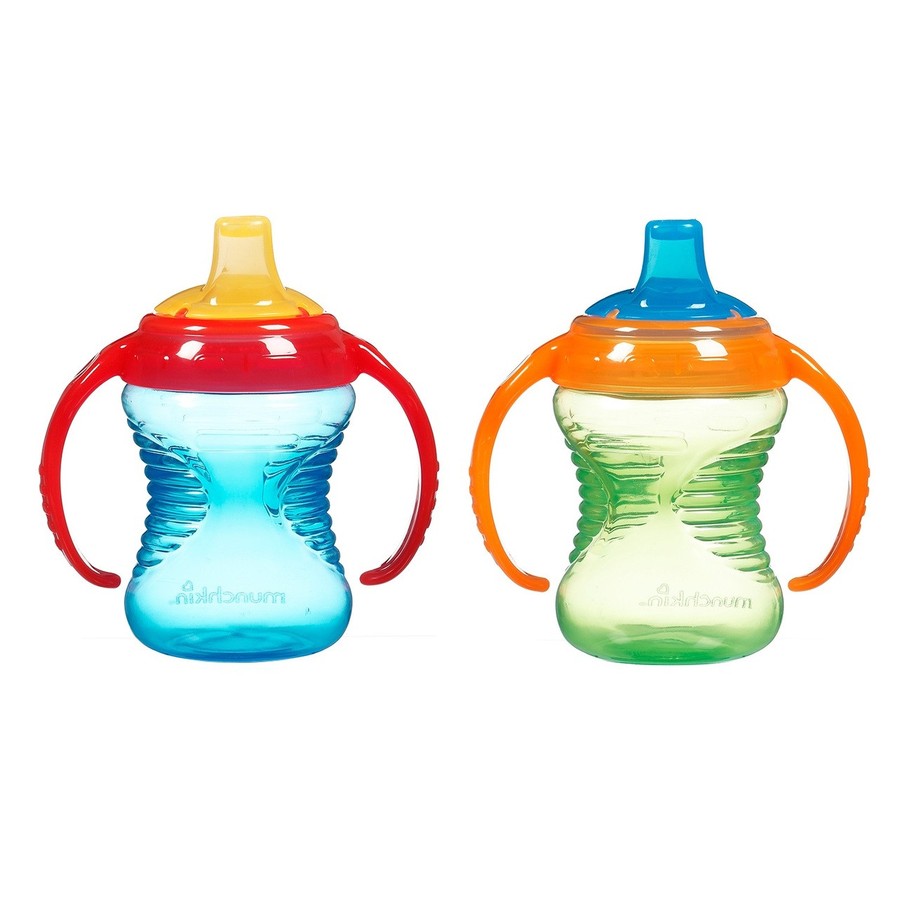 Munchkin Mighty Grip 8oz Trainer Cup, 2 pk (More Colors) - Parents' Favorite
