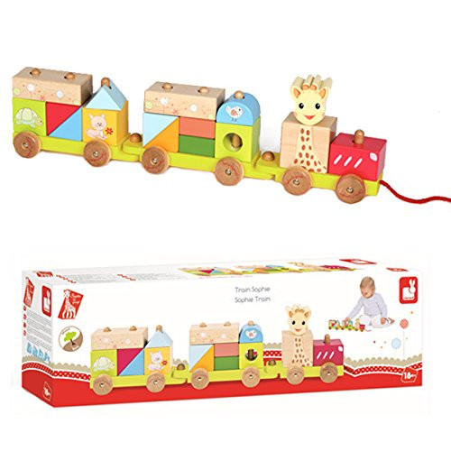 Vulli Train Toy, Sophie the Giraffe - Parents' Favorite