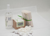 Baby Bits Baby Wipe Solution Starter Kit - All Natural Ingredients, Makes 1,000 Natural Wipes