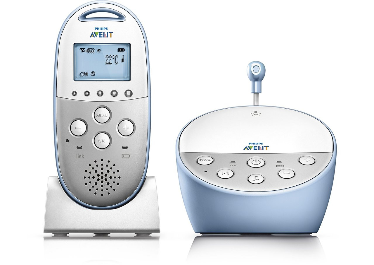 Avent DECT Baby Monitor with Temperature Sensor and Night Mode - Parents'  Favorite