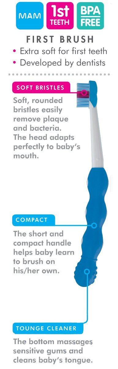 mam baby brush