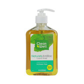 Cleanwell Nature's Antibac Liquid Soap, Peppermint,12 Fl Oz