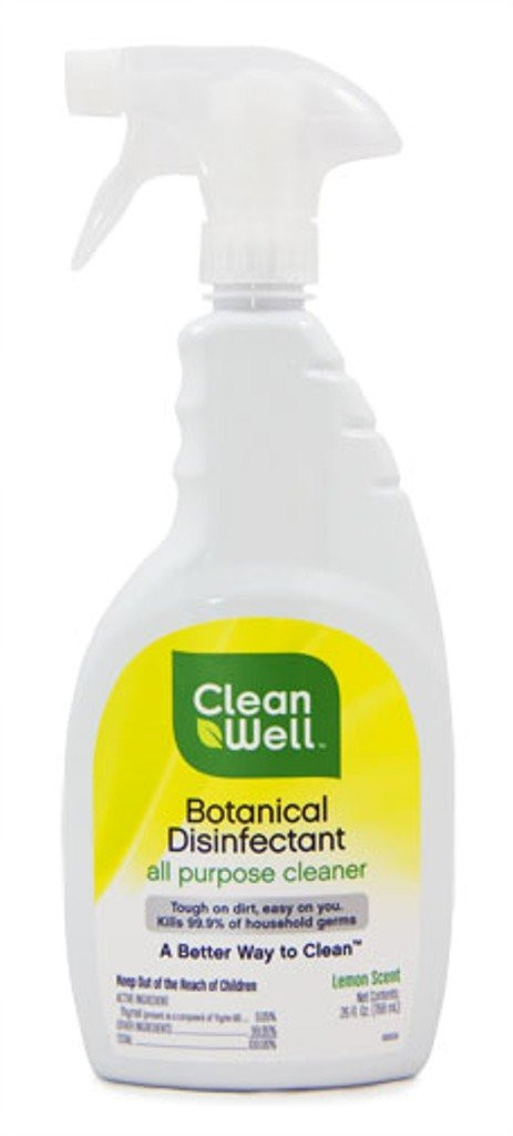Cleanwell Botanical Disinfectant All Purpose Cleaner, 26 Fluid Ounce -  Parents' Favorite
