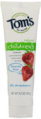 Tom's of Maine Fluoride Free Children's Toothpaste, Silly Strawberry, 4.2 Oz