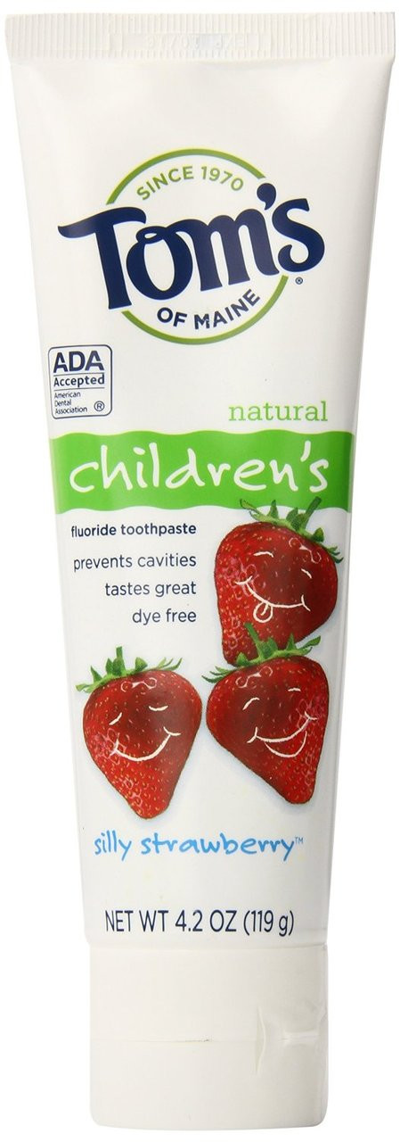 tom's strawberry toothpaste