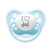 Little Mico Orthodontic Personalized Pacifier, I Love Dad, 1pk