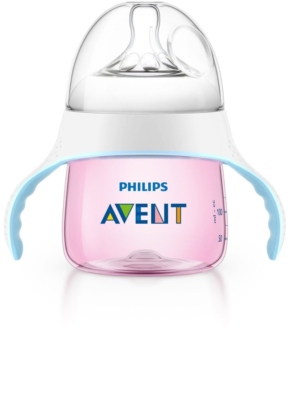 Avent Natural Bottle to First Cup Trainer, 4+ m, 5 oz, 1 pk Pink - Parents'  Favorite