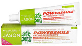 Jason PowerSmile Enzyme Brightening Toothpaste Gel, Fluoride Free, Powerful Peppermint, 4.2 oz.