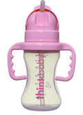 Thinkbaby Thinkster No-Spill Straw Bottle, 9 oz, 12 m+ (More Colors)