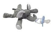 CuddlesMe Plush Elephant Toy with Detachable Pacifier