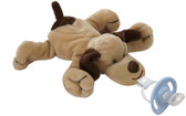 CuddlesMe Pacifier with Detachable Plush Dog