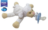 CuddlesMe Plush Sheep/LambToy with Detachable Pacifier
