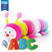 CuddlesMe Pacifier with Detachable Learning Caterpillar ABC