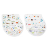 Aden + Anais Classic Burpy Bibs 2-Pack, Paper Tales