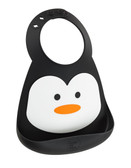 Make My Day Soft Silicone Baby Bib 1 pk, Penguin