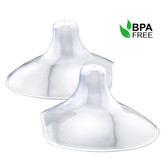 Haakaa Silicone Nipple Shields, 2 pk