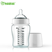 Haakaa Wide Neck Glass Baby Bottle 8.5 oz, 1 pk