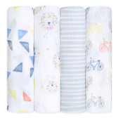 Aden + Anais Classic Swaddles 4-Pack, Leader of the Pack