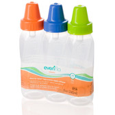 Evenflo Classic Clear Bottles, 8oz, 3-pk