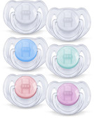 AVENT Silicone Translucent Pacifiers, 6-18 m, 2 pk, BPA Free