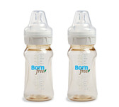 Born Free PES Plastic Bottles, 9 oz, 2 pk