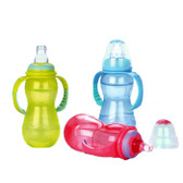 Nuby 3 Stage Standard Non-Drip Bottle, 11 oz, 1 pk, BPA Free