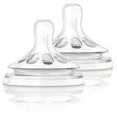 Avent Natural Silicone Nipples, 2 pk