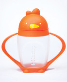 Lollacup Infant & Toddler Straw Cup, 10 oz Orange
