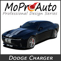 2024 2025 2026 Dodge Charger MoProAuto Pro Design Series Vinyl Graphic Decal Stripe Kits 