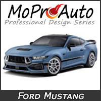 MoProAuto Pro Design Series Vinyl Graphic Decal Stripe Kits for 2024 2025 Ford Mustang