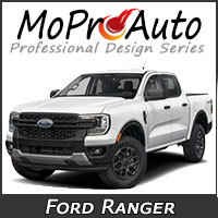 MoProAuto Pro Design Series Vinyl Graphic Decal Stripe Kits for 2024 2025 Ford Ranger Series Model Years