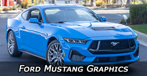 2024 2025 Ford Mustang Stripes, Ford Mustang Vinyl Graphics Decals, Ford Mustang Striping Package Kits