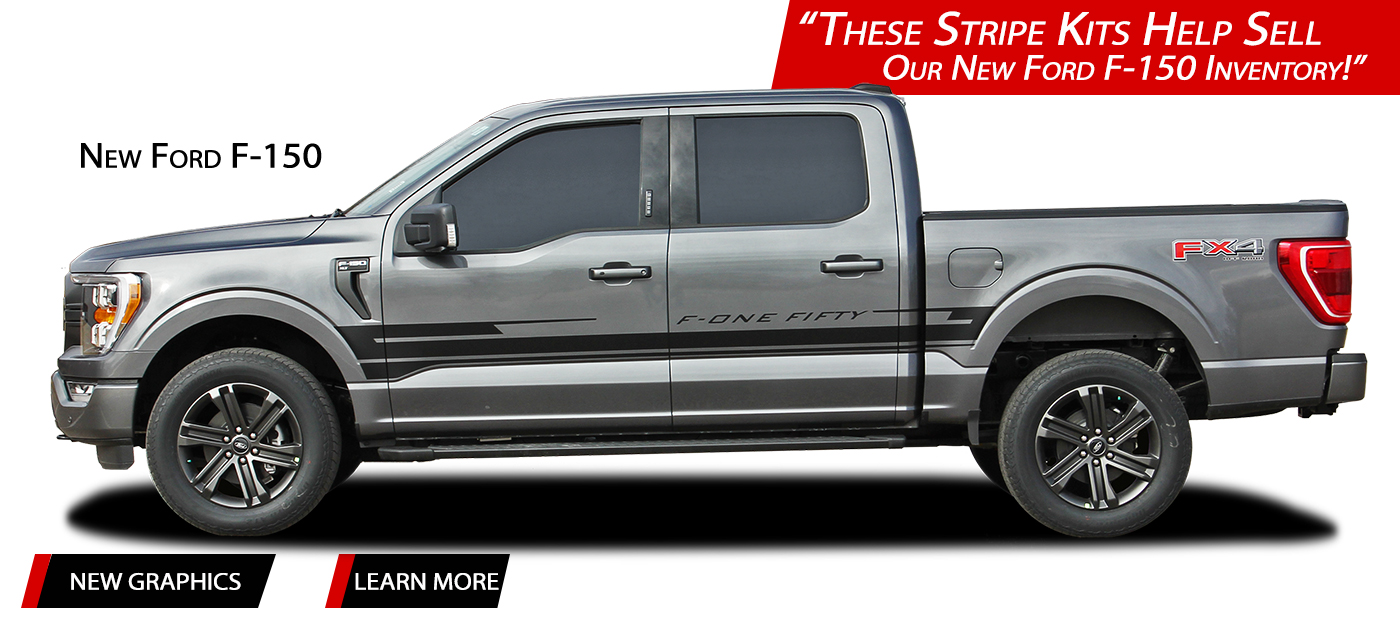 2021 Ford F-150 Stripes, 2021 Ford F-150 Decals, 2021 Ford F-150 Vinyl Graphics