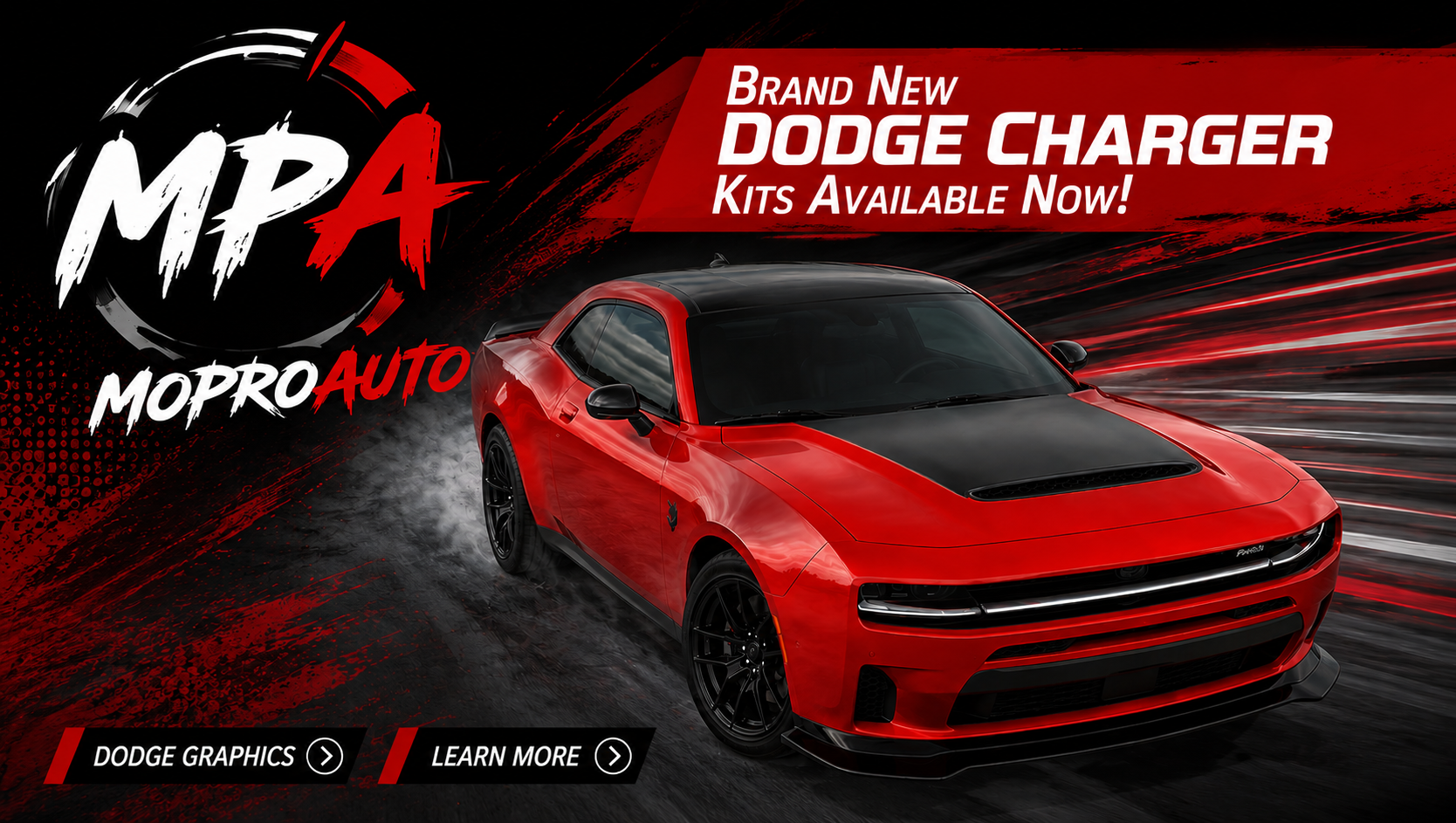 Dodge Charger Stripes, Decals, Graphics by MoProAuto