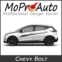 MoProAuto Pro Design Series Vinyl Graphic Decal Stripe Kits for 2021-2022 Chevy Bolt