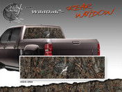 Wild Oak Wild Wood Camouflage : Rear Window "See Through" Film Graphic Kit 24 inches x 65 inches