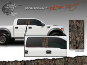 Wild Oak Wild Wood Camouflage : Pillar Post Decal Vinyl Graphic 22 inches x 12 inches