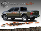 Wild Oak Hunter Edition Wild Wood Camouflage : TRACER Body Side Vinyl Graphic 9 inches x 96 inches