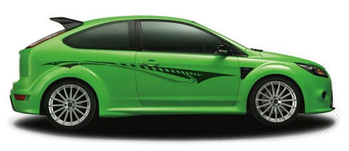 VISION : Automotive Vinyl Graphics and Decals Kit - Shown on TWO DOOR HATCHBACK (M-850)