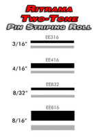 TWO-TONE Professional Pinstriping Roll - RITRAMA Vinyl 
Two-Tone RITRAMA Pro Grade Vinyl Pin Striping Rolls Made Exclusively for the Automotive Market! See listing for complete color choices!